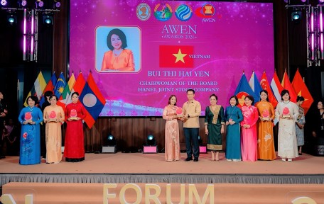 CHỦ TỊCH HANEL ĐƯỢC TRAO GIẢI THƯỞNG NỮ DOANH NHÂN ASEAN NĂM 2026 – AWEN 2026